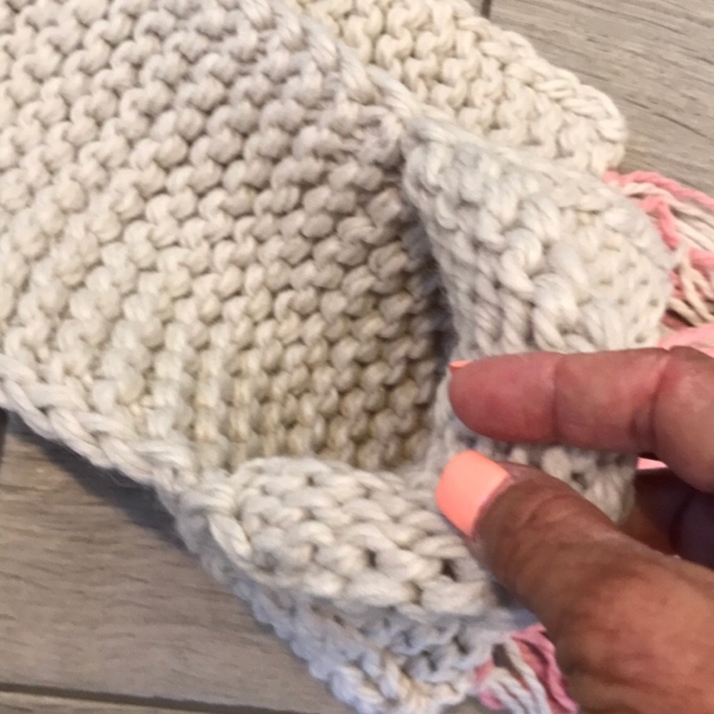 Kids Pink Knit Unicorn Hat/Scarf - Picture 7 of 11